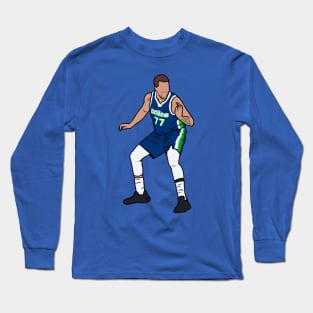 Luka Doncic Funny Celebration Long Sleeve T-Shirt